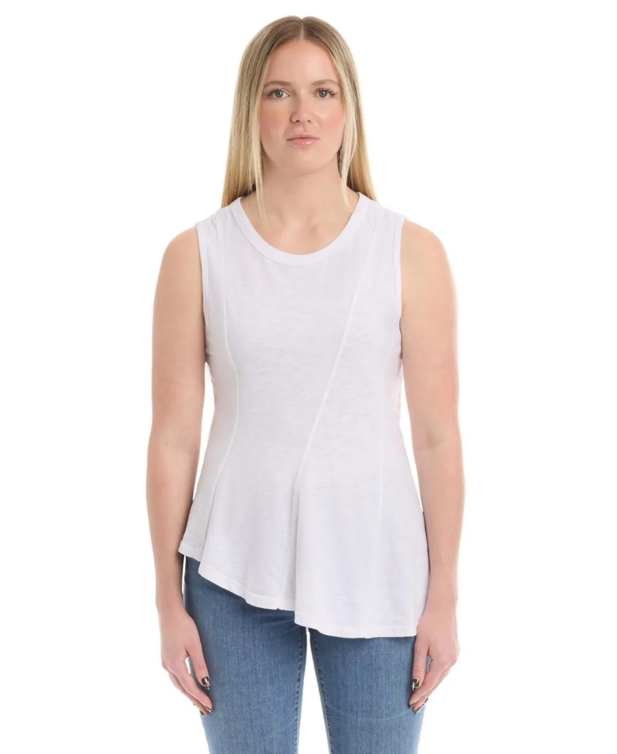 Asymmetric Seam Shell Tee by Wilt