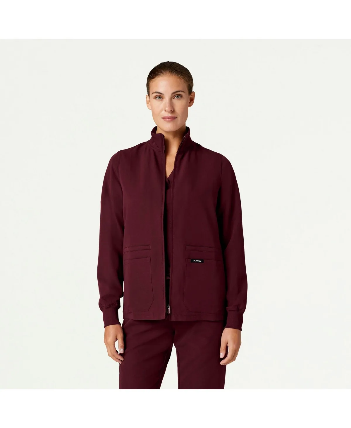 Ceri 6-Pocket Classic Scrub Jacket by Jaanuu