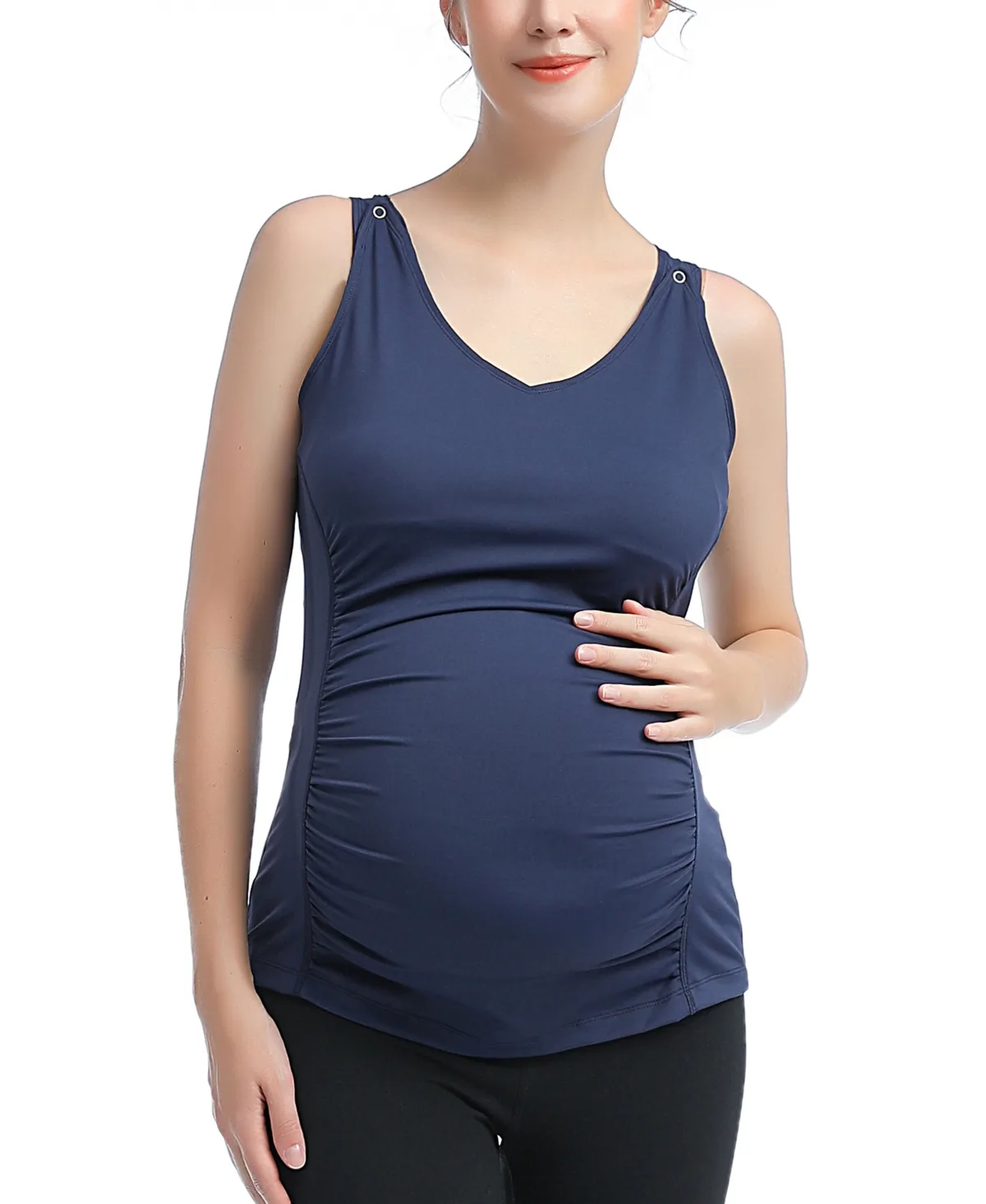 V-Neck Nursing Active Tank Top by Kimi + Kai