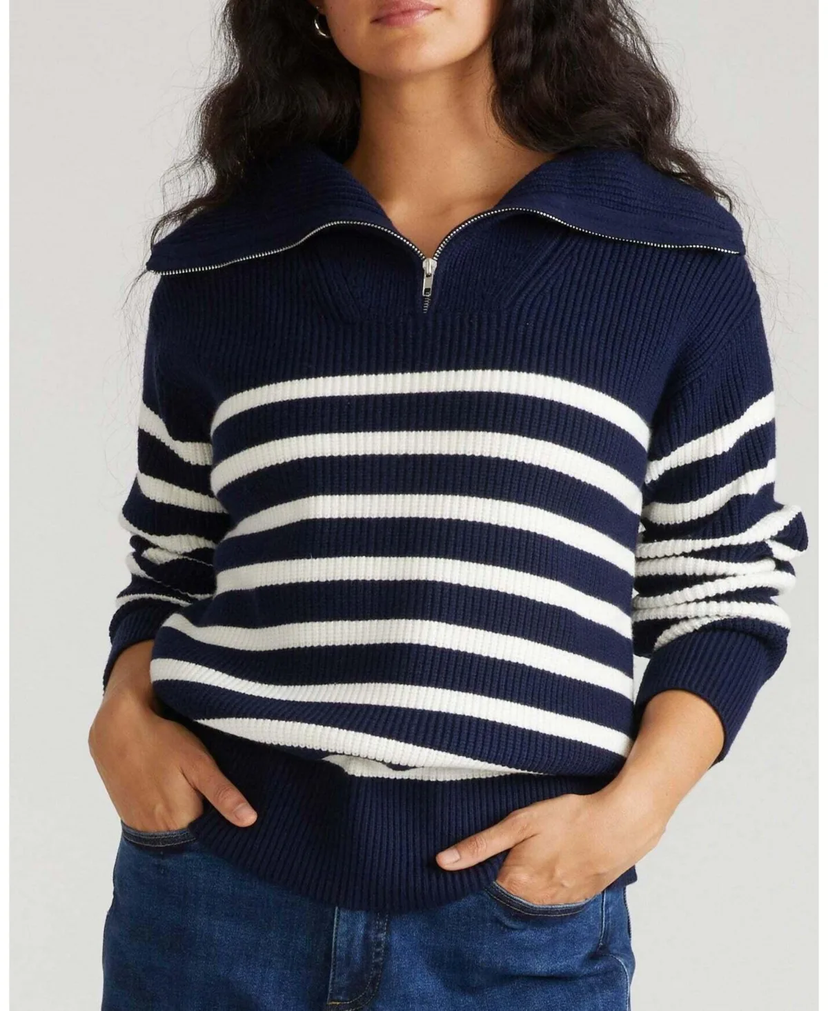 Brenda Zip Sweater by Universal Standard