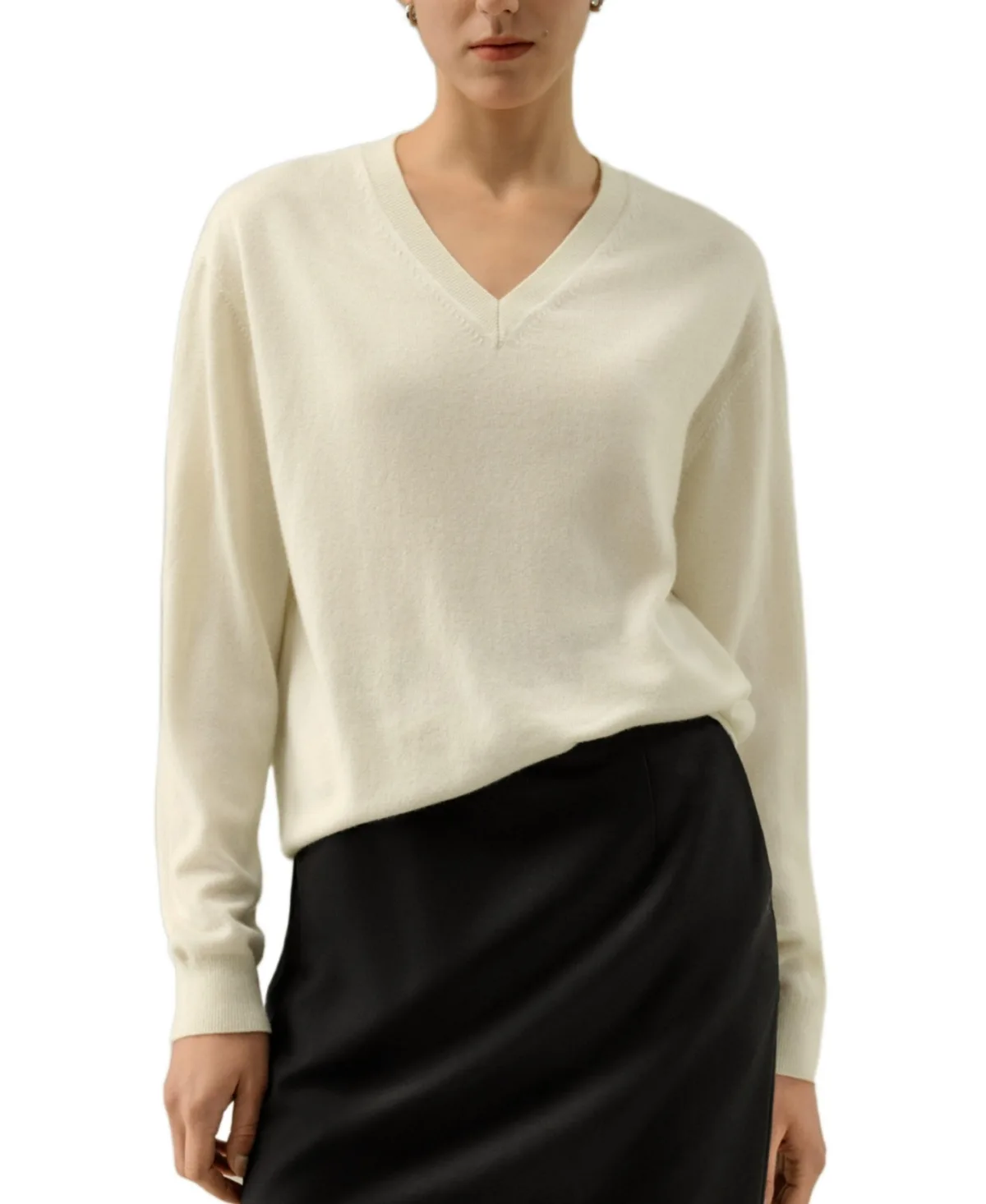 V-Neck Baby Cashmere Sweater