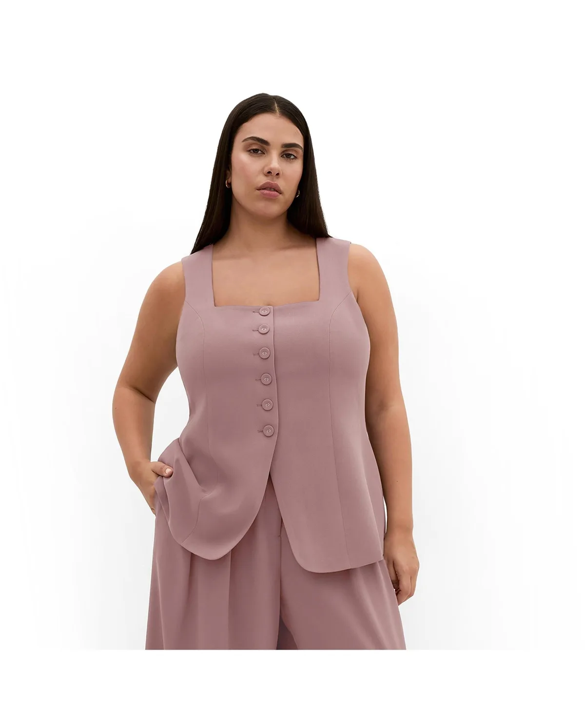 Abbie Vest by City Chic