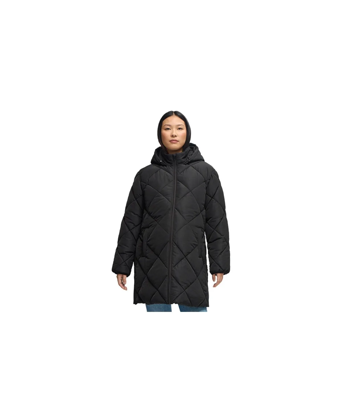 Longline Puffer Jacket with Removable Babywearing Cocoon Insert by Ingrid + Isabel