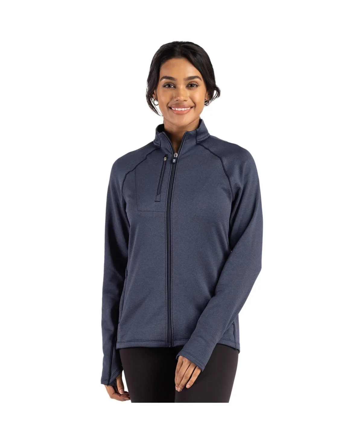 Peshastin Fleece Recycled Full Zip Jacket by Cutter & Buck