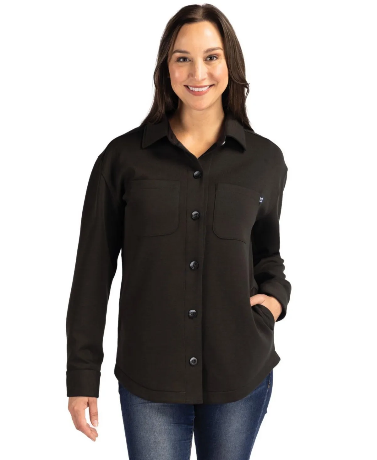 Roam Eco Recycled Shirt Jacket by Cutter & Buck