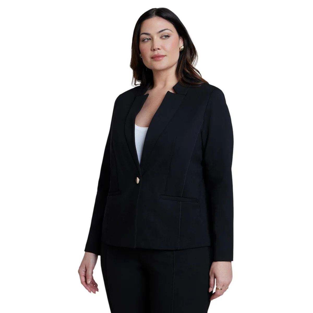 The Ultimate Stretch One Button Blazer