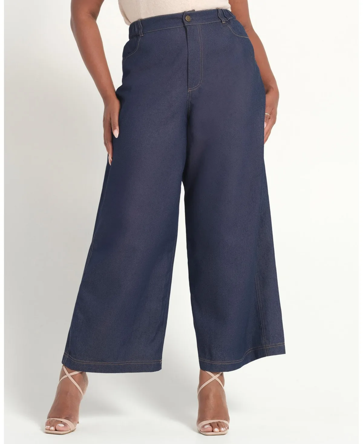Dakota High Rise Wide-Leg Denim Jean by Estelle