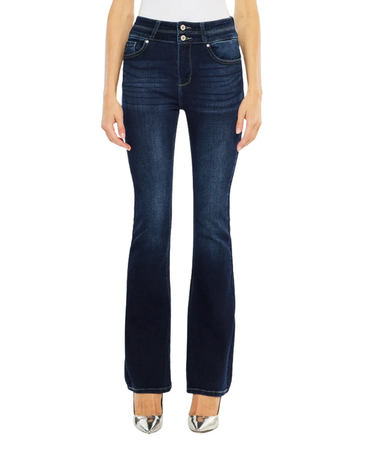 Gisella High Rise Bootcut Jeans by Kancan