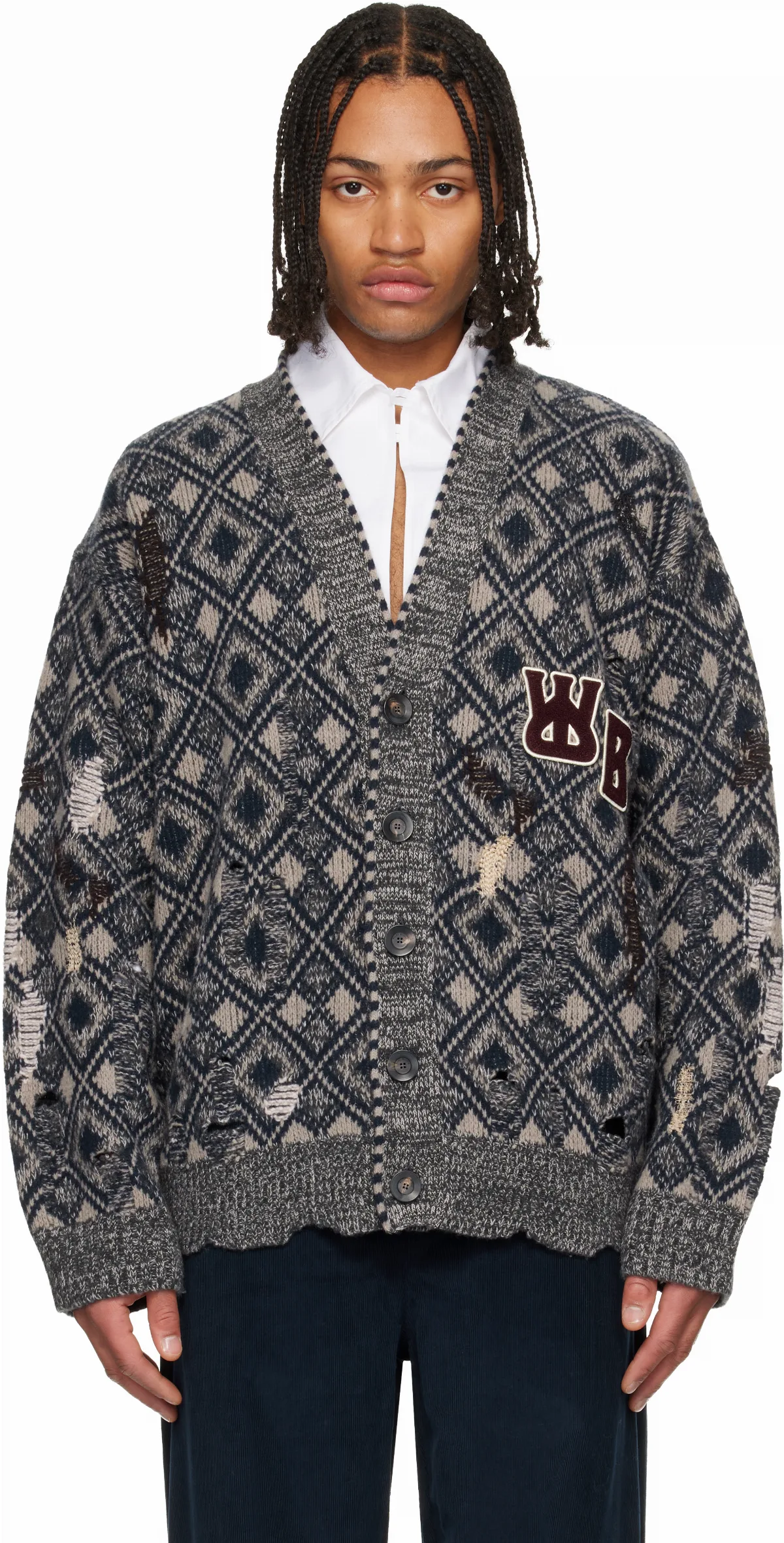 Gray'The Sibling' Cardigan