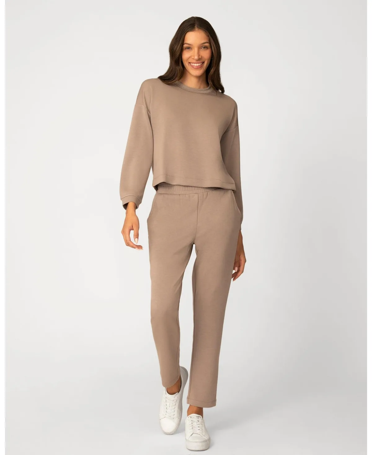Crochet Trim Knit Set by Cable & Gauge