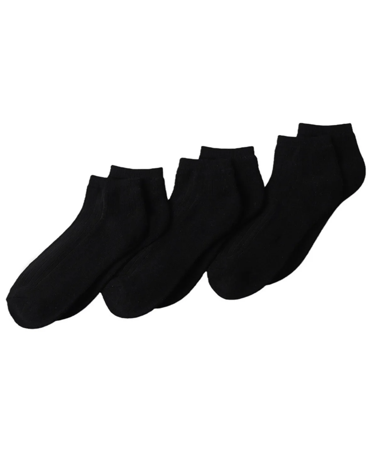 3-Pack Soft Viscose Half Cushion Quarter Socks by Lands' End