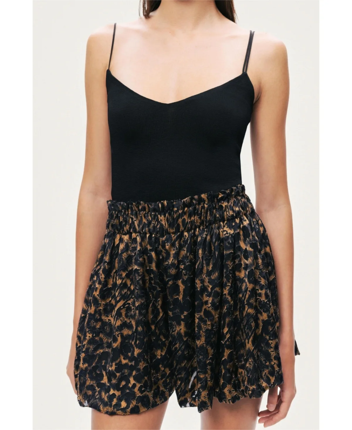 Printed Mini Shorts by Nocturne