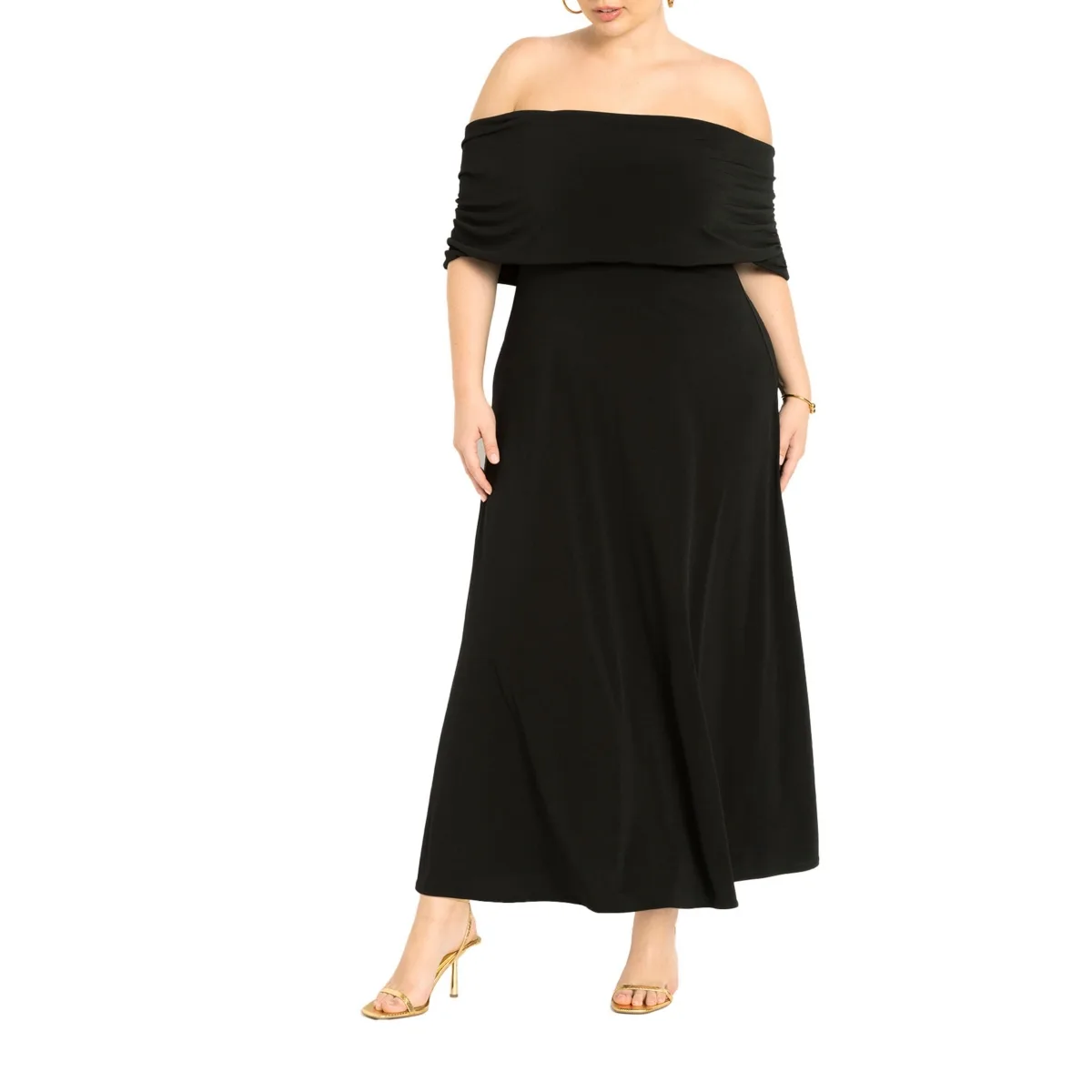 Off the Shoulder Maxi Dress