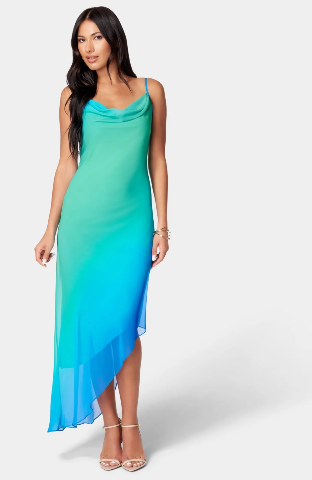 Asymmetrical Ombre Dress by Bebe