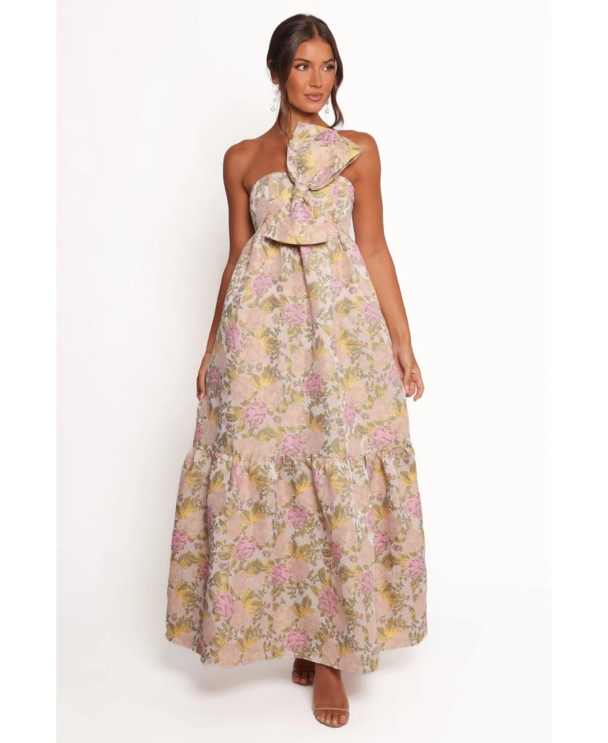 Betina Bow Front Maxi Dress by Petal And Pup