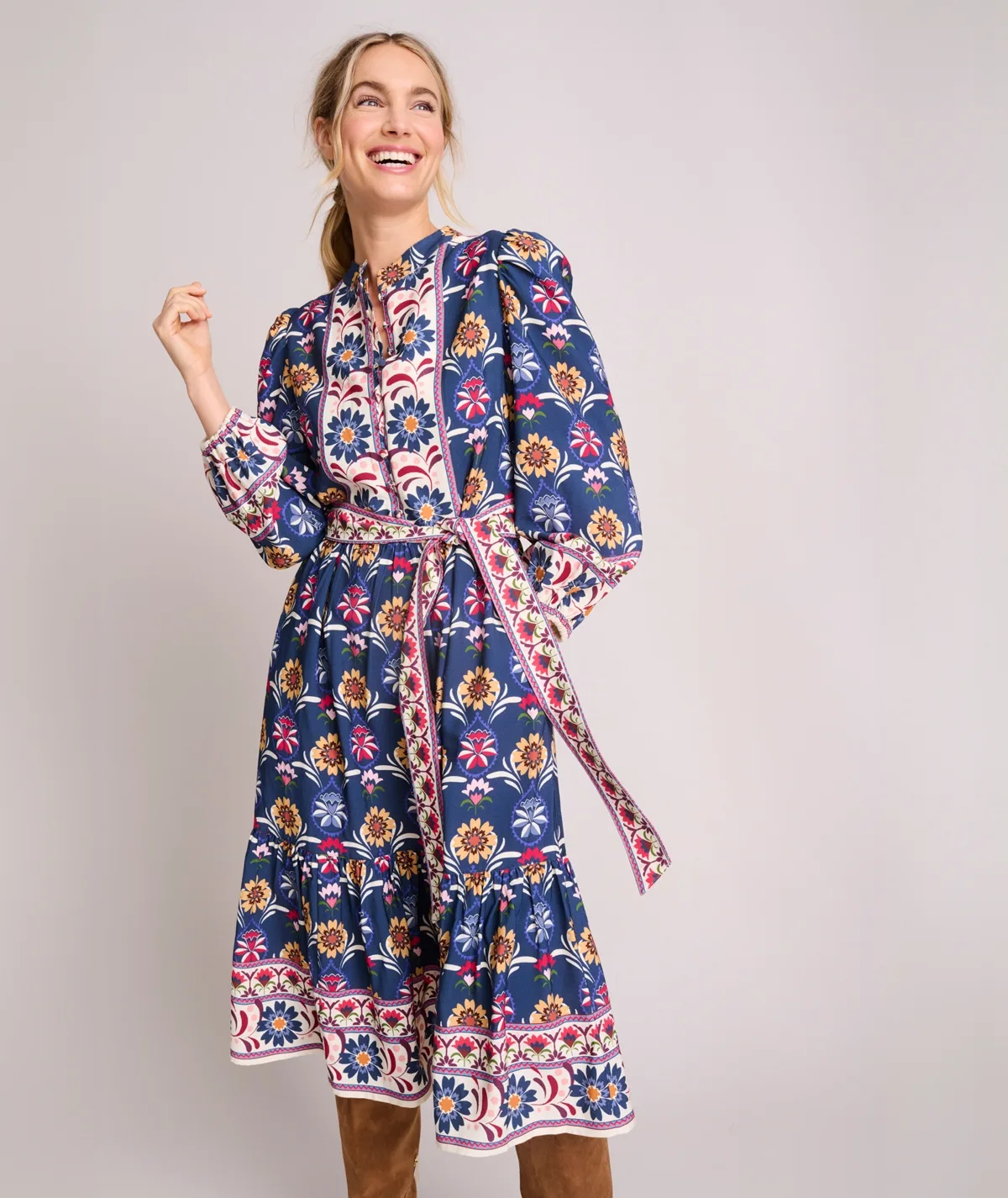 Printed Flora Dress by Untuckit