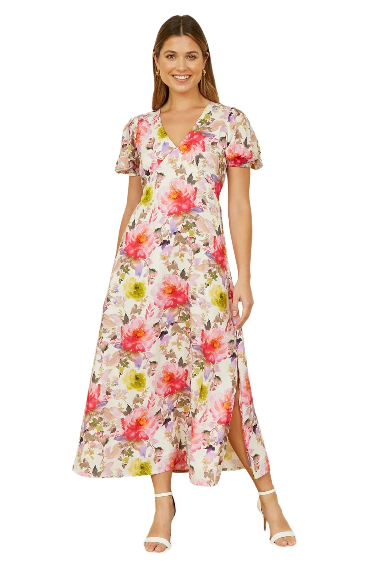 Floral Midi Dress by Yumi