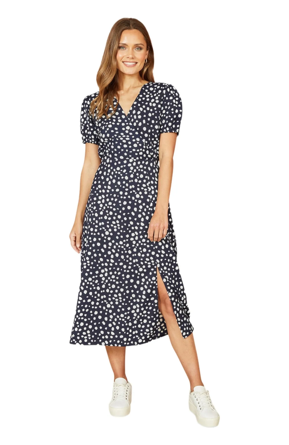 Spot Midi Tea Dress
