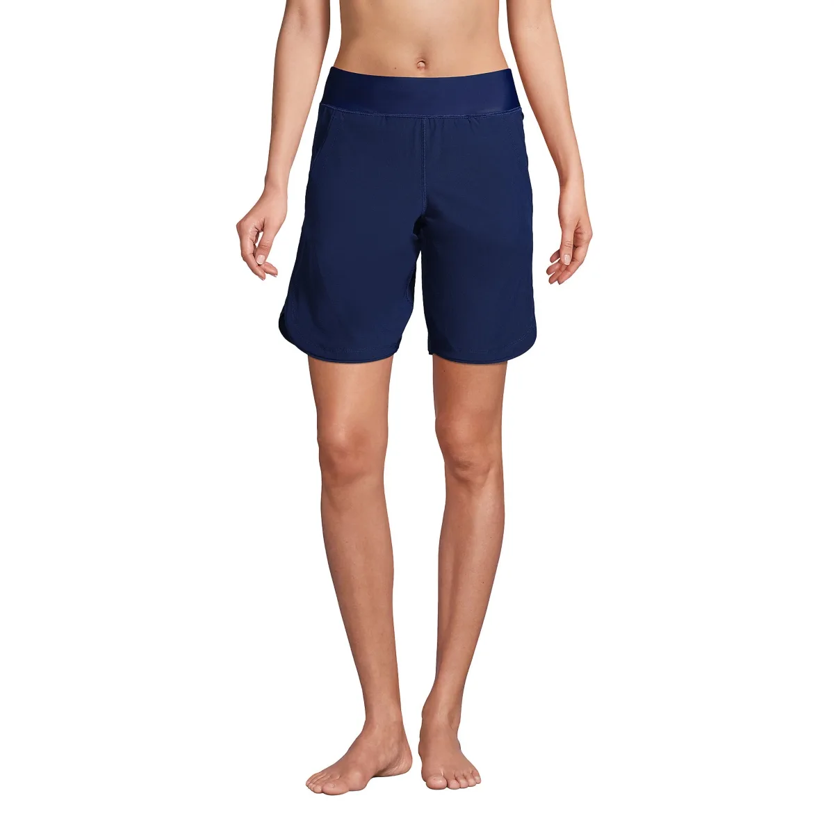 SunShade Upf 50 9" Board Shorts by Lands' End