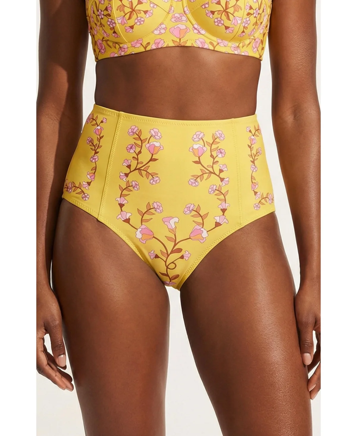 Bloom High Waisted Bikini Bottom by Jessie Zhao New York