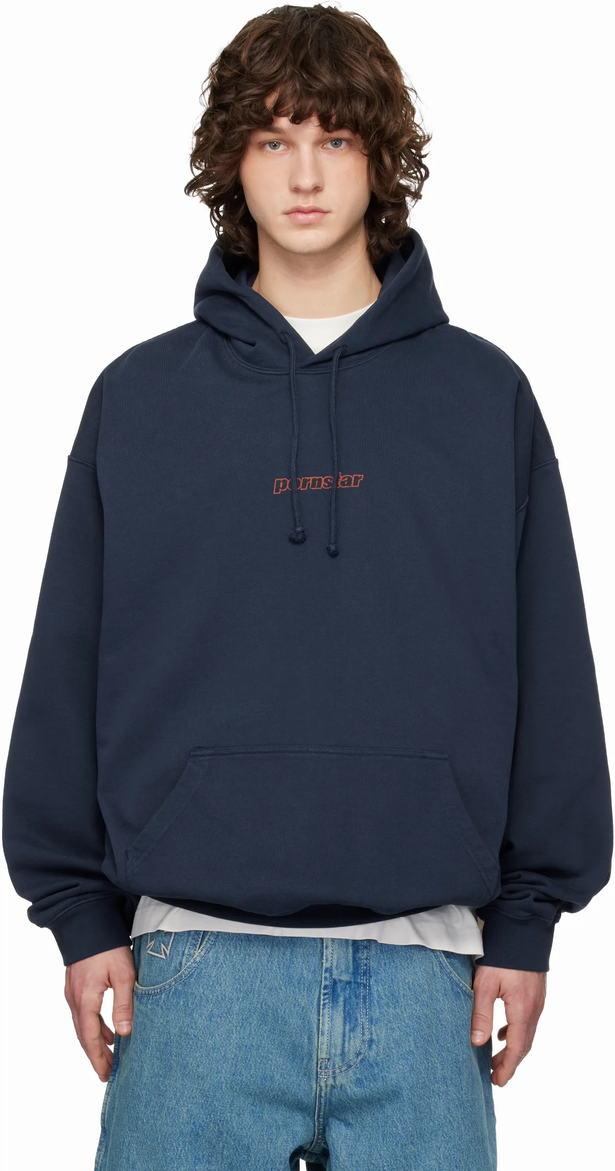 Navy'Pornstar' Hoodie