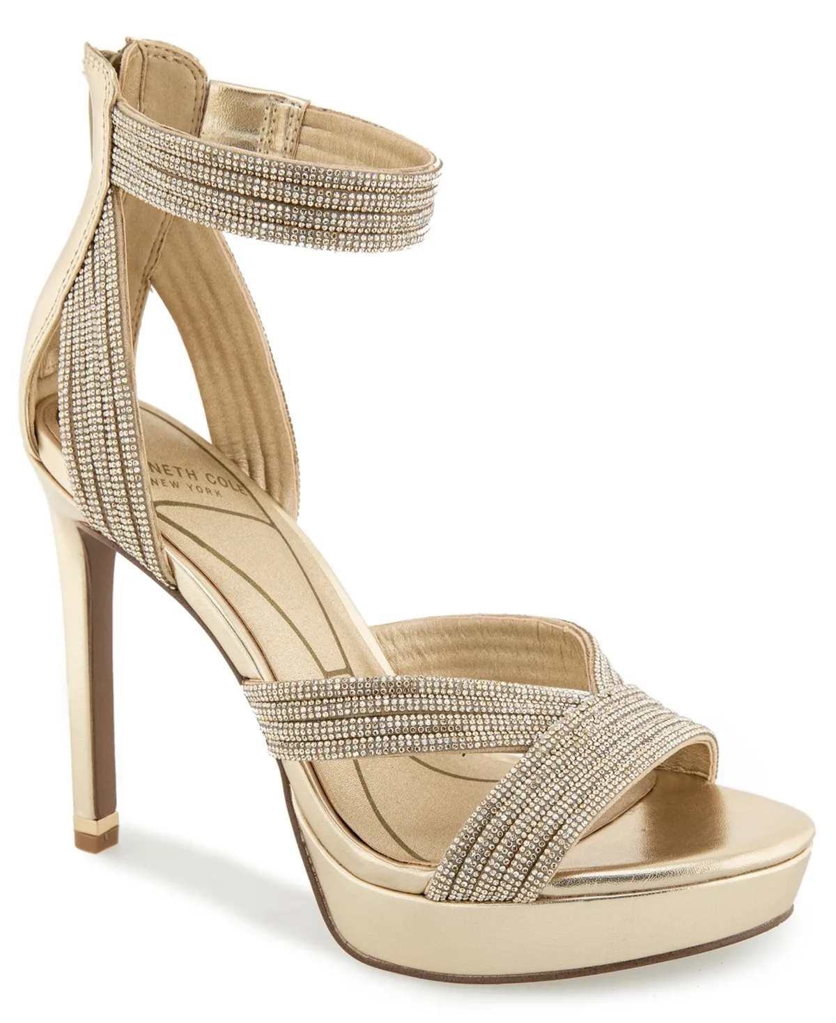 Nadine Jewel Platform Dress Sandals by Kenneth Cole New York