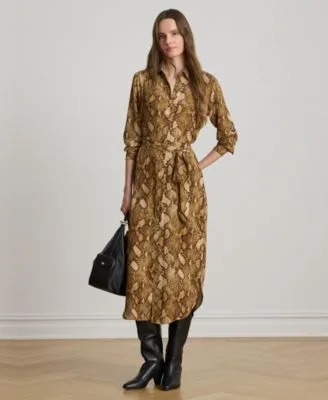 Collared Long Sleeve Shirt Dress by Lauren Ralph Lauren
