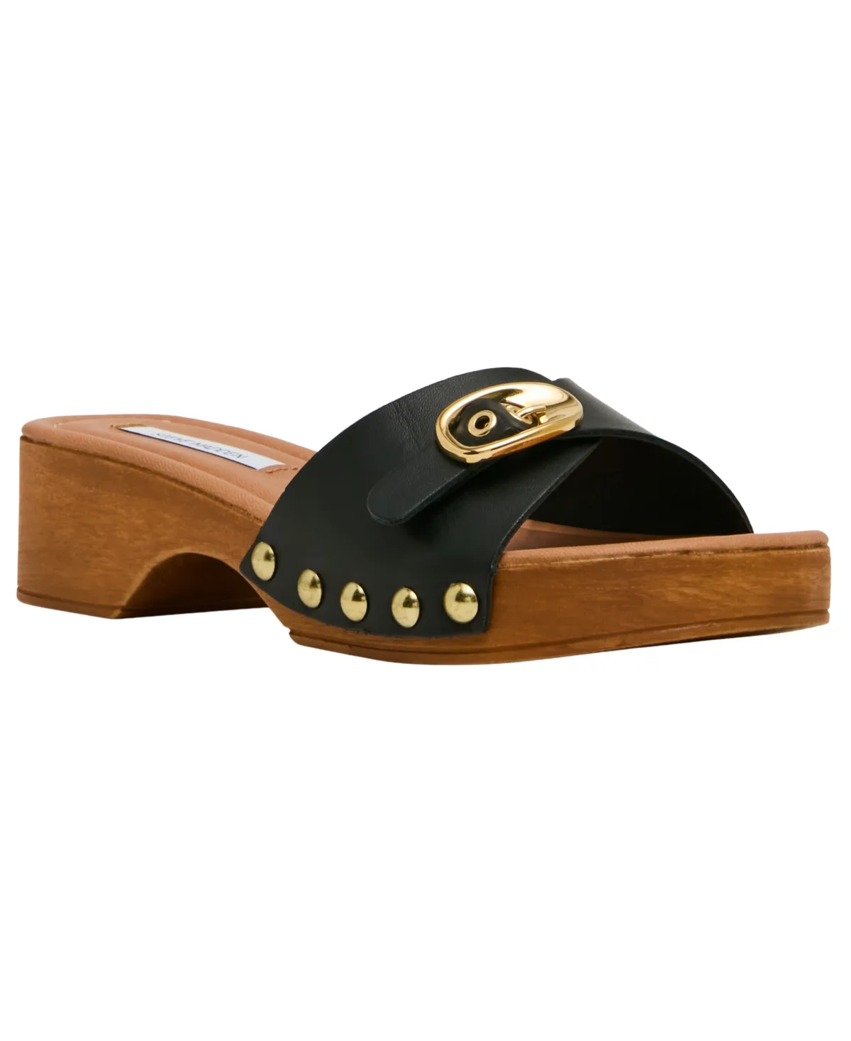 Fredi Wooden Slip-On Slide Sandals