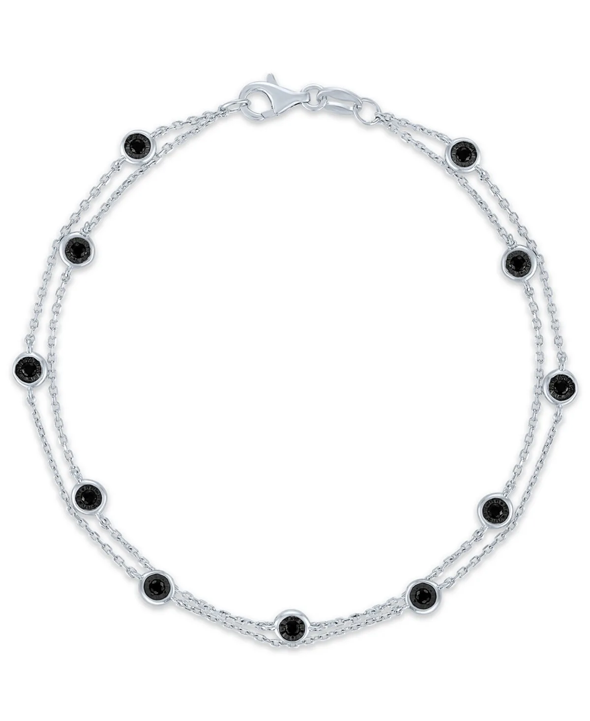 Diamond Bracelet (1/4 ct. t.w.) in Sterling Silver by Macy's