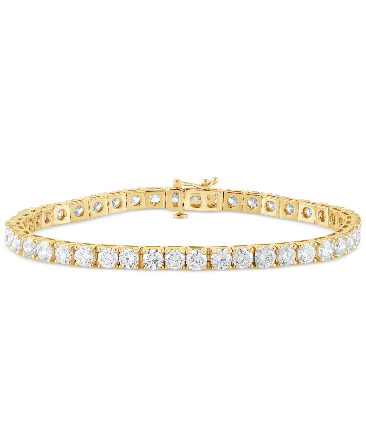 Lab Grown Diamond Tennis Bracelet (10 ct. t.w.) in 14k White, Yellow or Rose Gold by Badgley Mischka