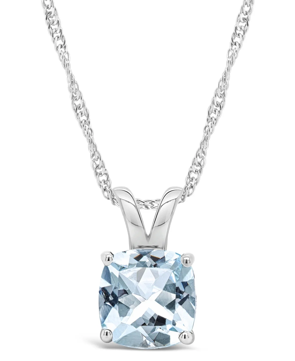 Sky Blue Topaz (2-3/4 ct. t.w.) Pendant Necklace in Sterling Silver by Macy's