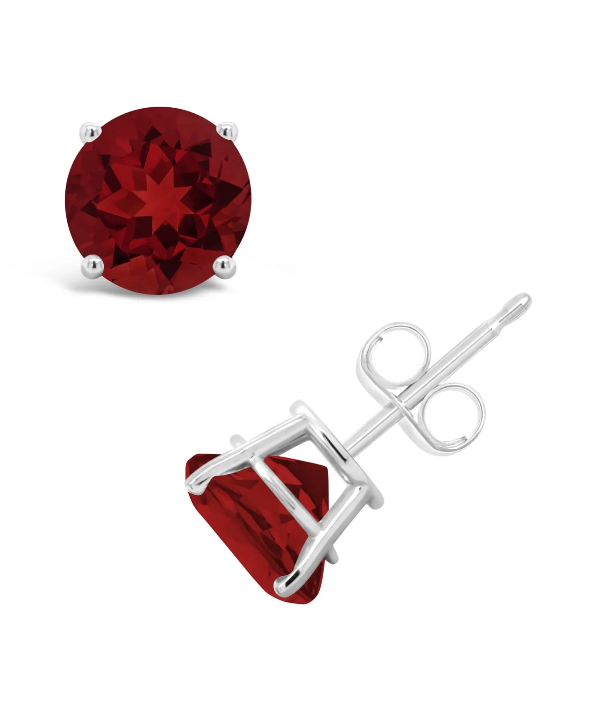 (3-1/5 ct. t.w.) Stud Earrings in Sterling Silver by Macy's