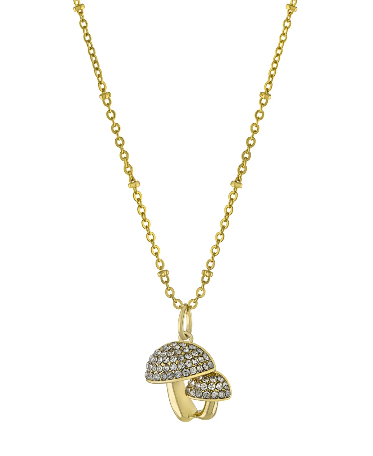Clear Crystal Mushrooms Pendant Necklace by Macy's