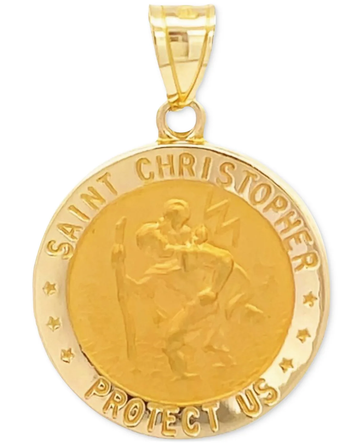 Saint Christopher Medal Pendant in 14k Yellow Gold by Macy's