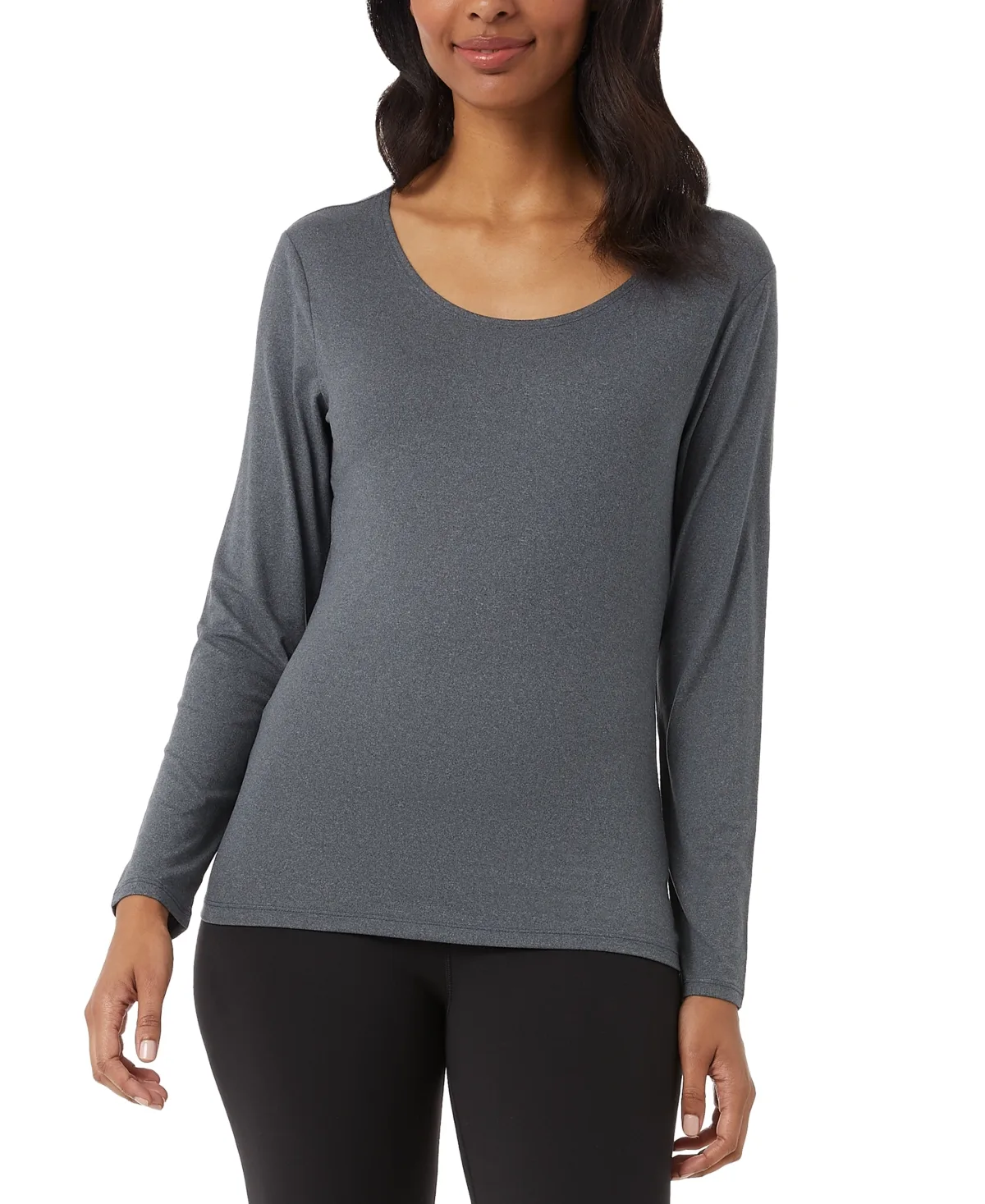 Long-Sleeve Scoop-Neck Top by 32 Degrees