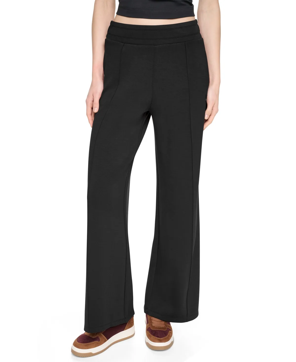 High-Rise Wide-Leg Pants by Dkny Sport