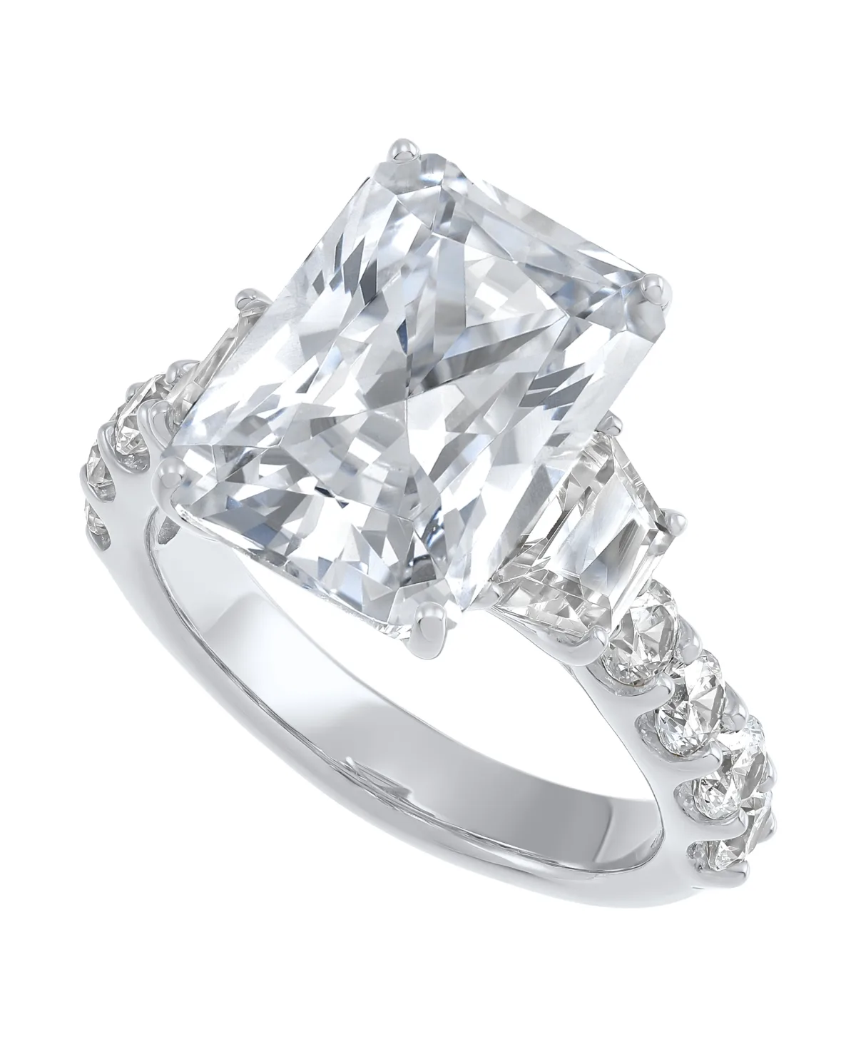 Igi Certified Lab Grown Diamond (9 ct. t.w.) Ring in 14k White Gold