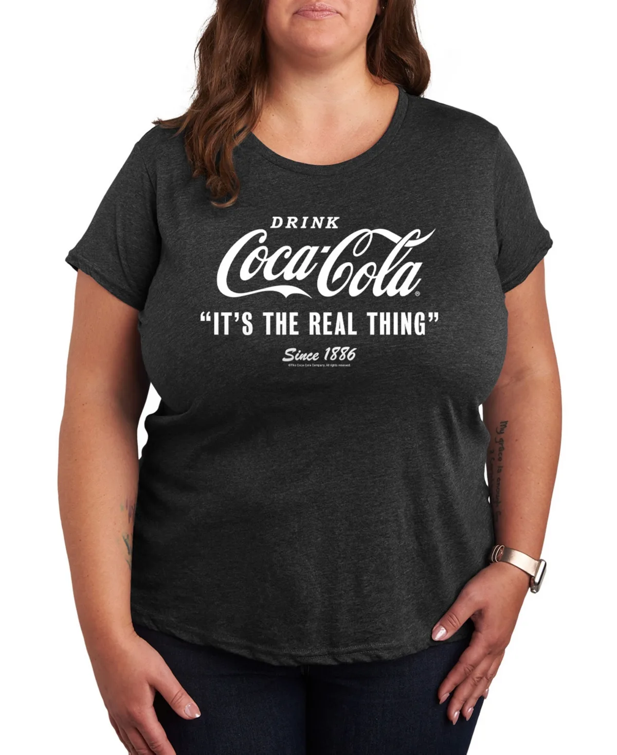 Coca-Cola the Real Thing Graphic T-Shirt by Hybrid Apparel