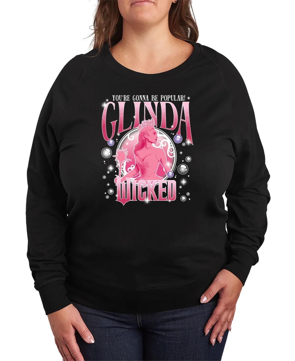Wicked Glinda Graphic Pullover T-Shirt by Hybrid Apparel