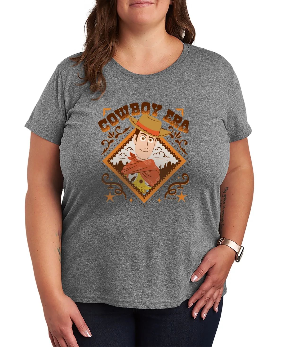 Toy Story 5 Cowboy Era Short-Sleeve Graphic T-Shirt by Hybrid Apparel