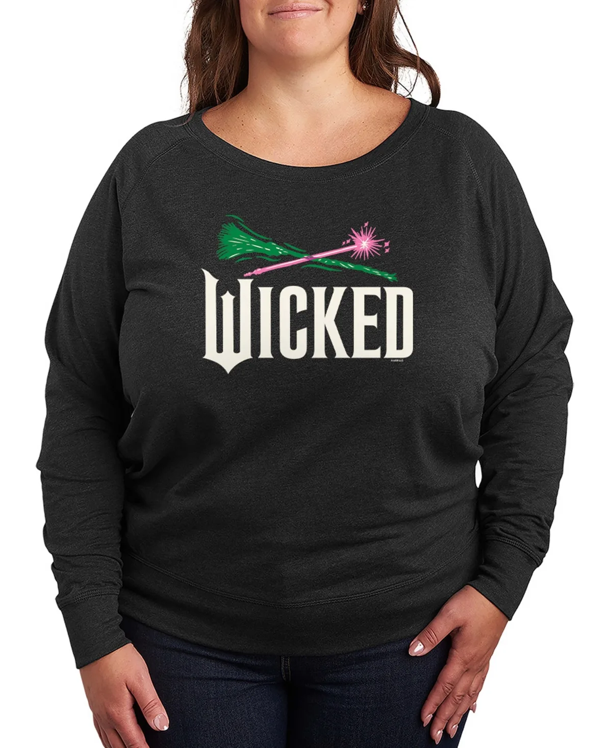 French Terry Long Sleeve Pullover Top by Hybrid Apparel