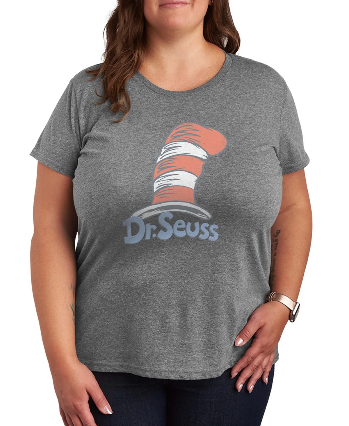 Dr. Seuss Logo Short-Sleeve Graphic T-Shirt by Hybrid Apparel