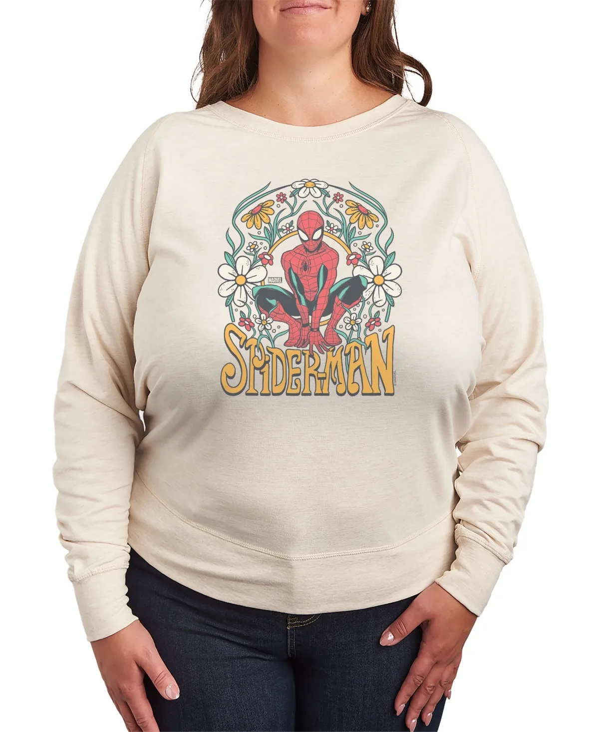 Marvel Spider-Man Graphic Pullover T-Shirt by Hybrid Apparel