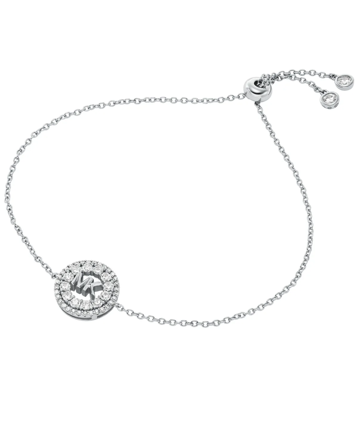Sterling Silver Logo Slider Bracelet by Michael Kors