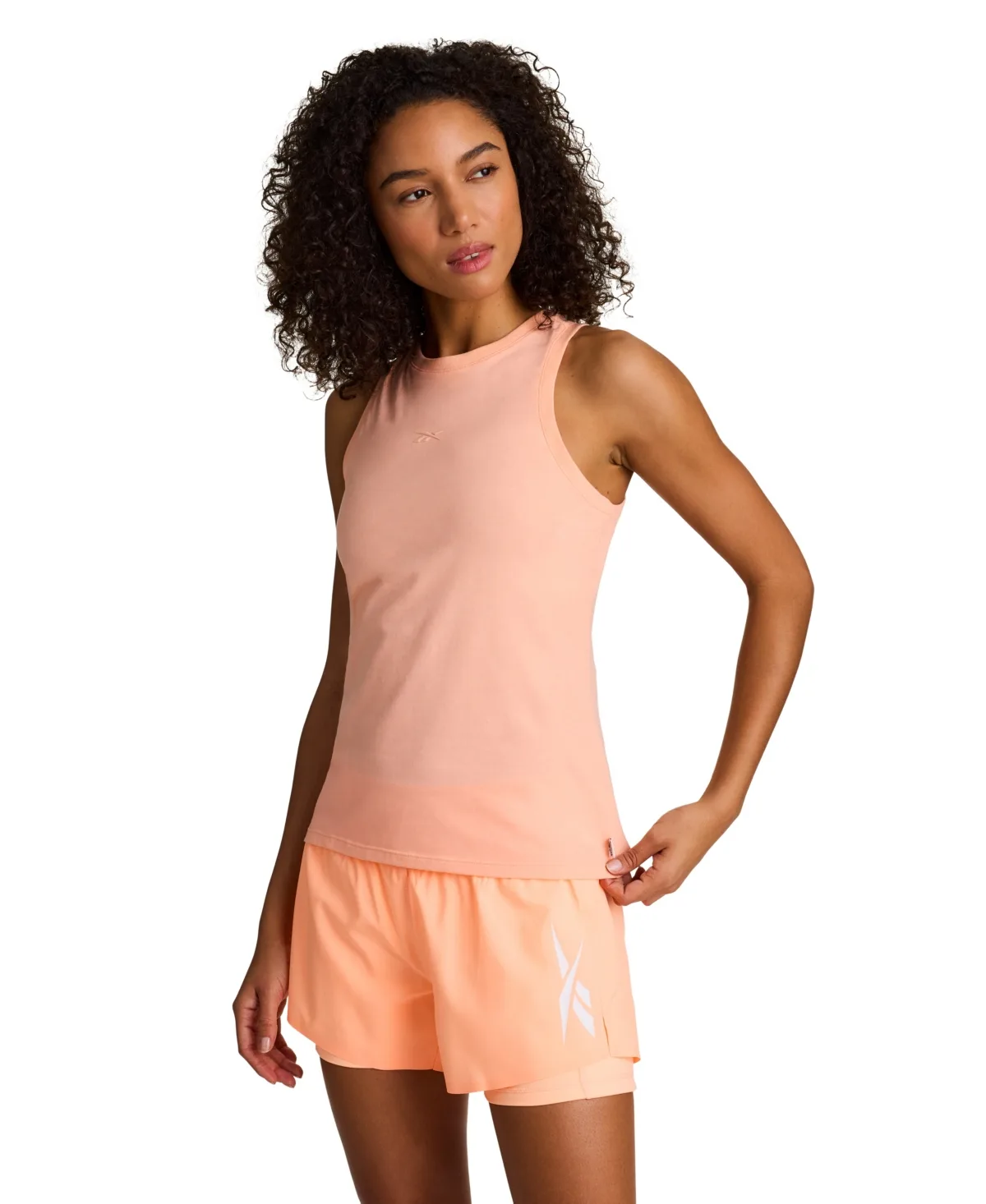 Core Fitted Crewneck Tank Top by Reebok