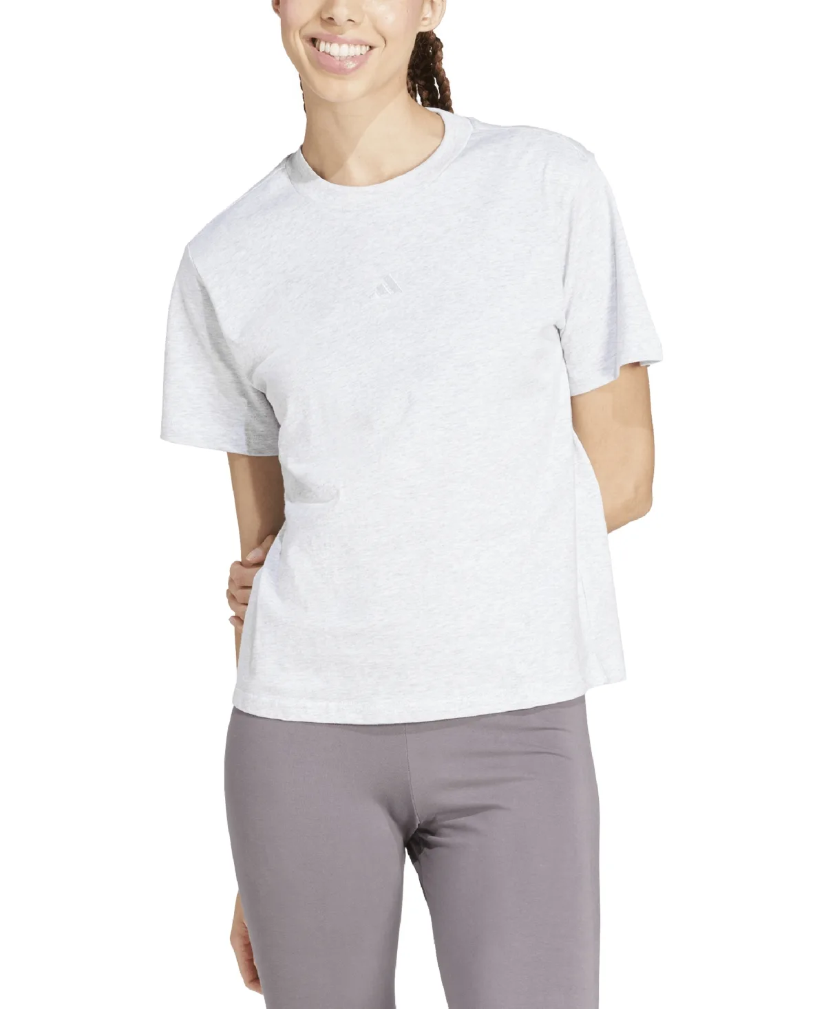 Essentials Cotton Small-Logo T-Shirt by Adidas