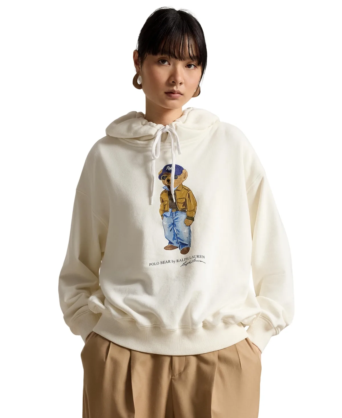 Island Fleece Knit Hooded Long-Sleeve Sweatshirt by Polo Ralph Lauren