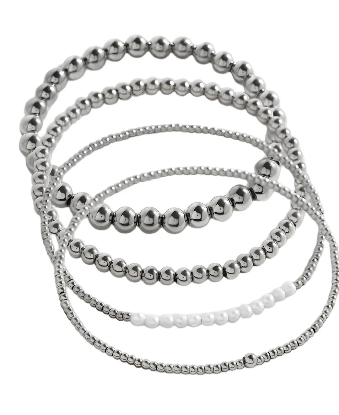 Everyday Fresh Water Pearl Bracelet Stacking Set