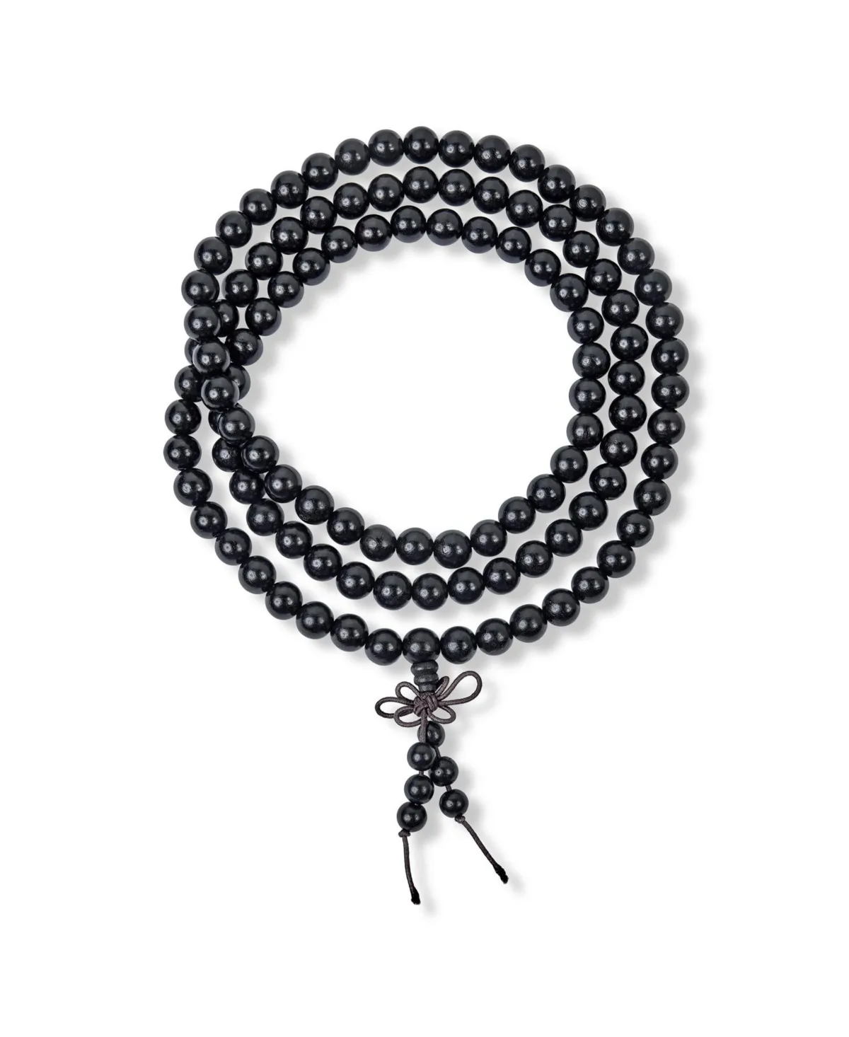 Natural Buddhist Mala Prayer Bead Long Natural Strands Beads Meditation Prayer Yoga Rosary Necklace Stacking Wrap Stretch Bracelet by Bling Jewelry