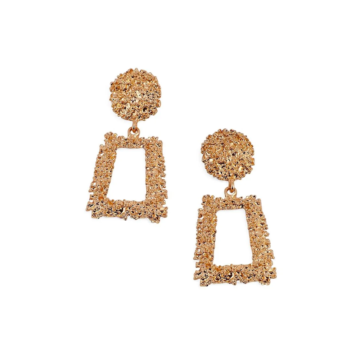 The Corroded-Quad Drop Earrings - California